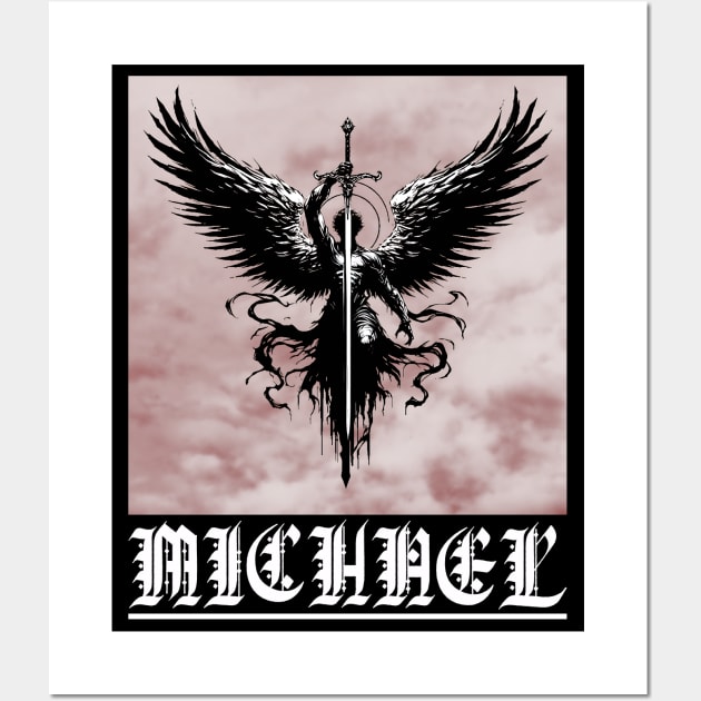 St. Michael the Archangel: Defender of Heaven, Slayer of Evil Wall Art by MetalByte